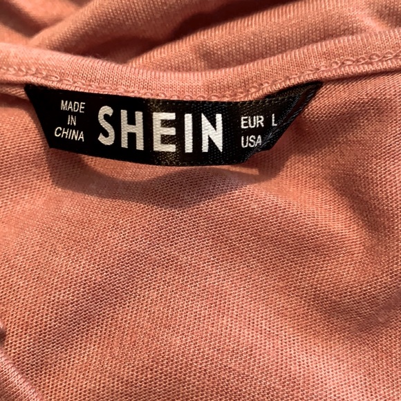 NWOT Split Neck Mini T-Shirt Dress - Picture 8 of 8